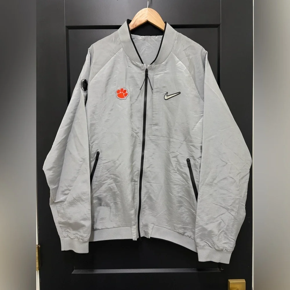 Nike Clemson Tigers College Football Playoff Team-Issued zip Bomber Jacket XL